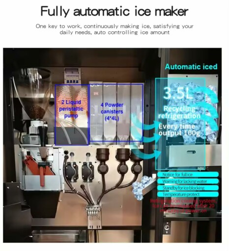 Robot Arm Coffee Machine in action