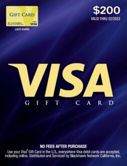 Visa $200 Gift Card