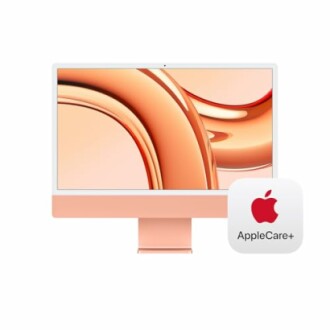 Apple iMac with AppleCare logo