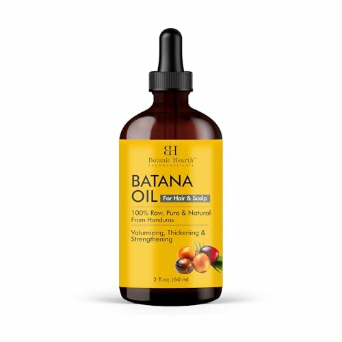 Batana oil bottle for hair and scalp care