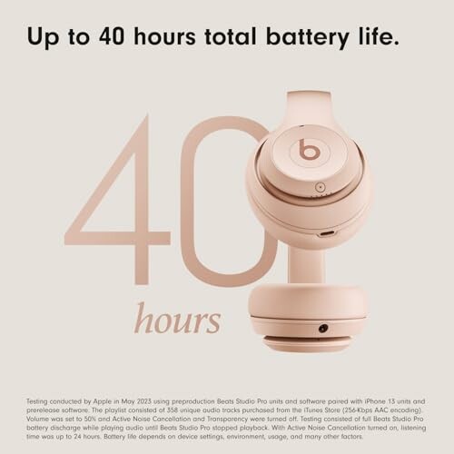 Beats headphones with 40-hour battery life.