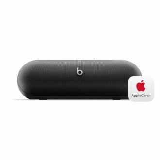 Black Beats speaker with AppleCare+ logo