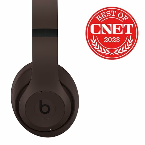 Brown headphones with CNET Best of 2023 award badge