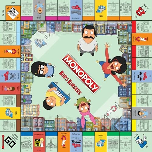 Bob's Burgers themed Monopoly board game.