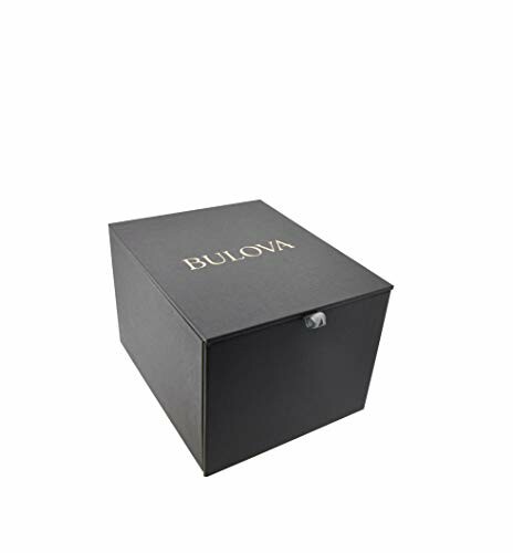 Bulova branded black watch box