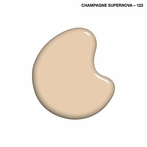 Beige paint swatch labeled Champagne Supernova 123