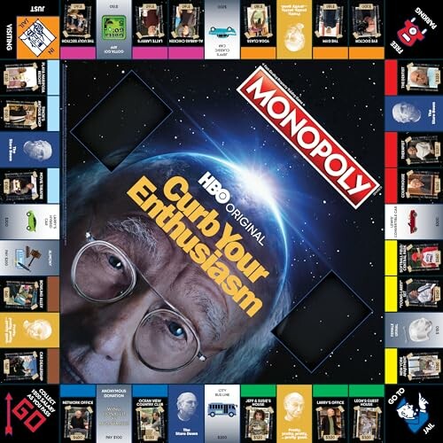 Curb Your Enthusiasm themed Monopoly board game.