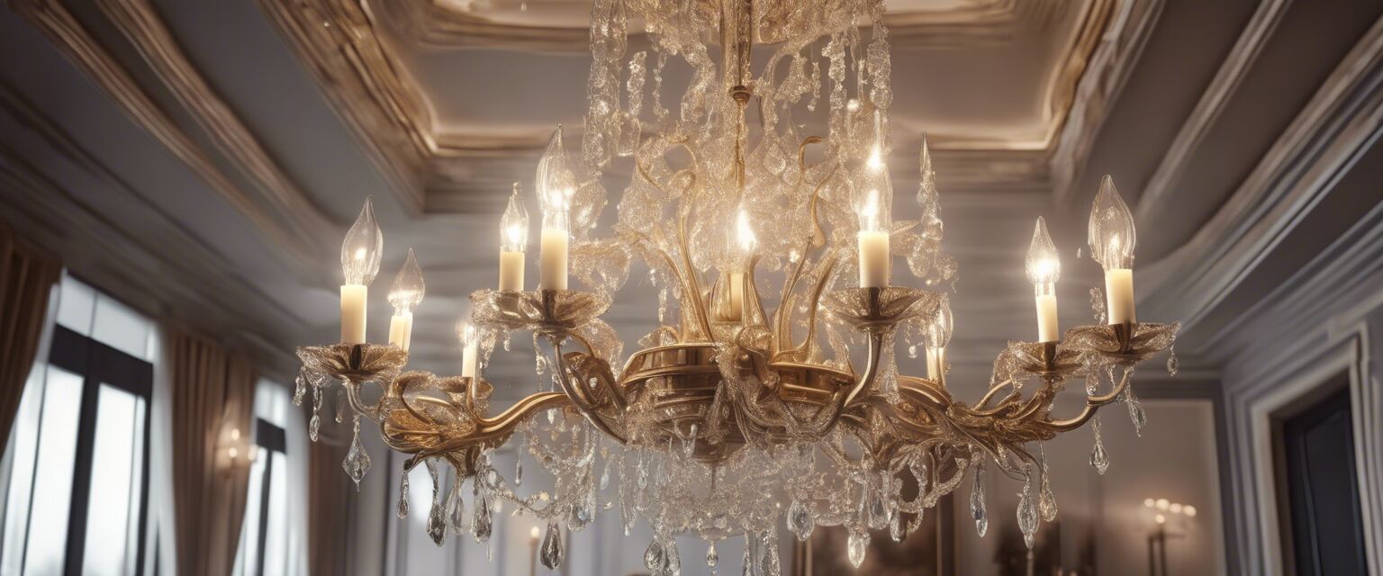 Custom lighting in a dining room