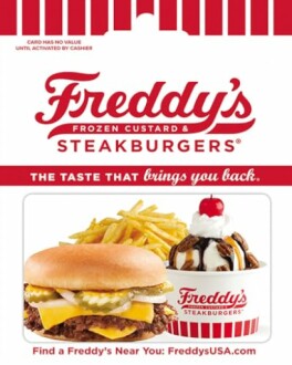 Freddy's Gift Card