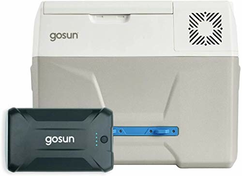 Gosun portable solar-powered cooler and power bank.