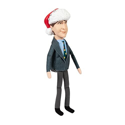 Plush doll with Santa hat and suit