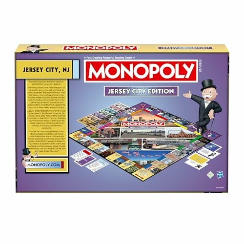 Jersey City Edition Monopoly board game box