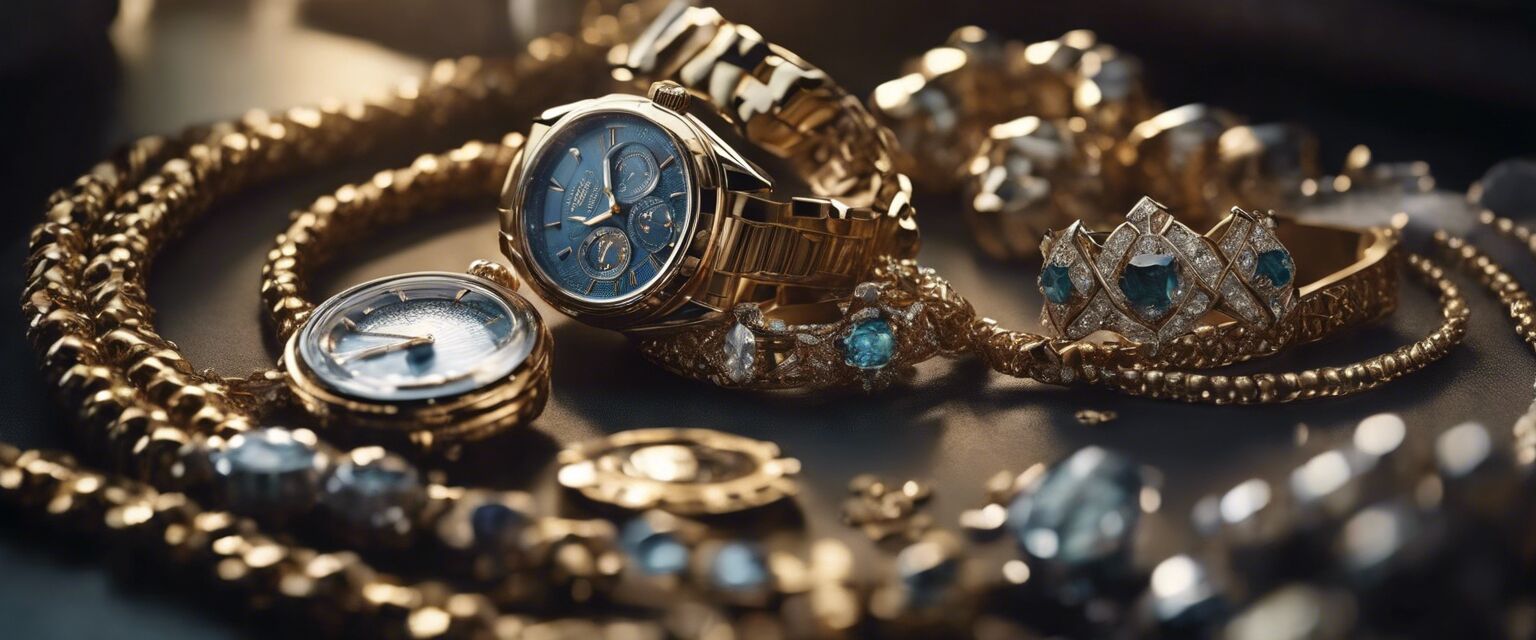 Collection of fine jewelry and luxury watches