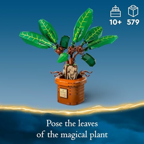 LEGO set of a magical plant with adjustable leaves.