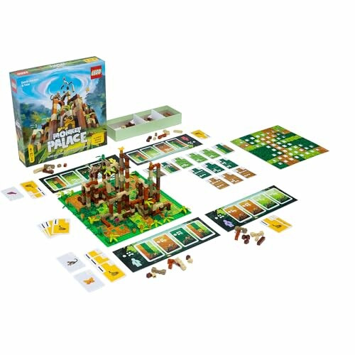 LEGO Monkey Puzzle game set with pieces and board.