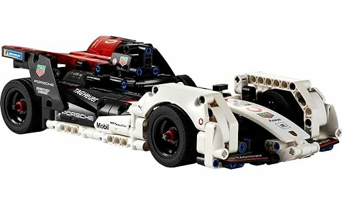 LEGO Technic race car model with detailed design