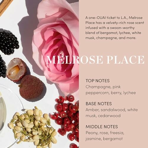 Melrose Place perfume ingredients and notes description