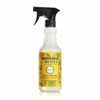 Meyer's Clean Day multi-surface cleaner bottle with dandelion scent