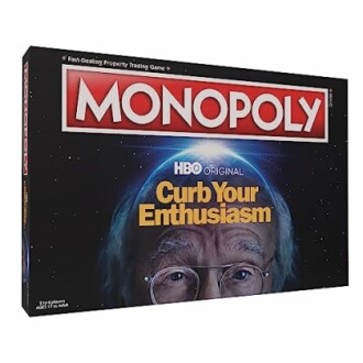 Monopoly Curb Your Enthusiasm board game box.