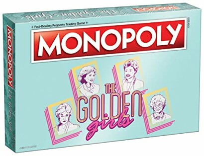 Monopoly board game featuring The Golden Girls theme.