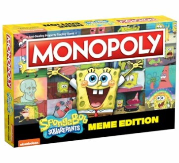 Monopoly SpongeBob Meme Edition board game box