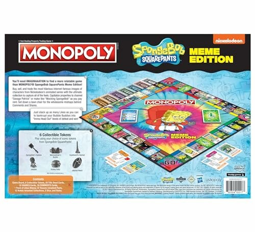 Monopoly SpongeBob SquarePants Meme Edition