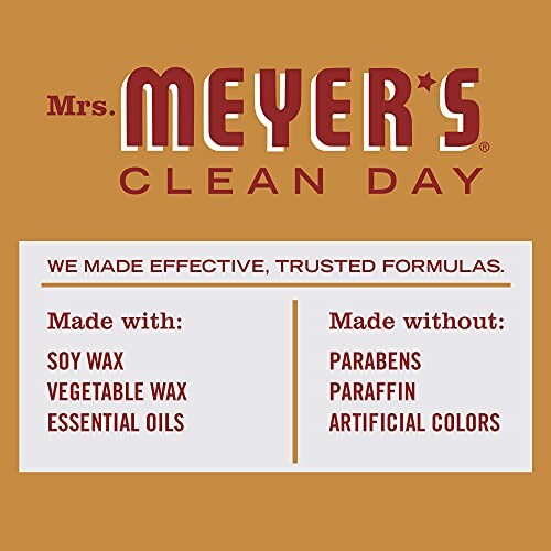 Mrs. Meyer's Clean Day with ingredients and exclusions listed.