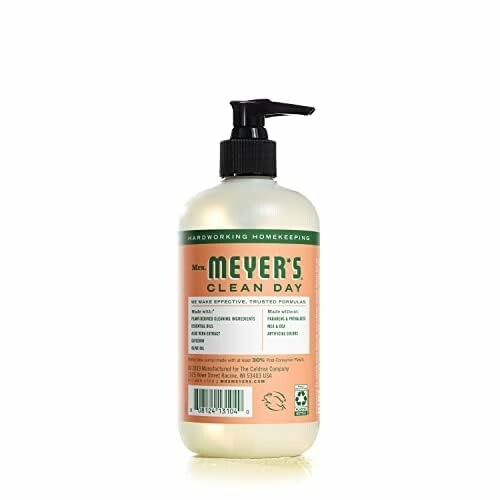 Bottle of Mrs. Meyer's Clean Day hand soap