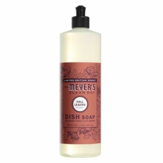 Mrs. Meyer's Clean Day Fall Leaves Scent Dish Soap Bottle