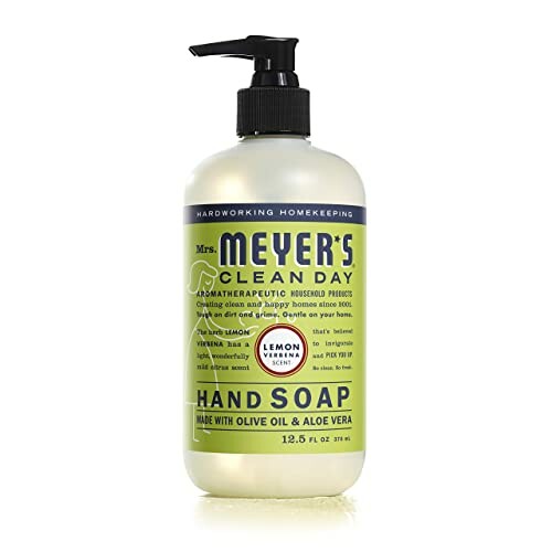 Mrs. Meyer's Clean Day Lemon Verbena Hand Soap bottle