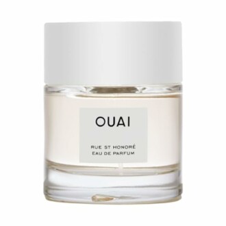 OUAI Eau de Parfum bottle with white cap