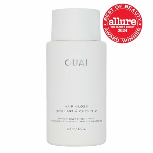 Ouai Hair Gloss bottle with Allure 2024 award badge