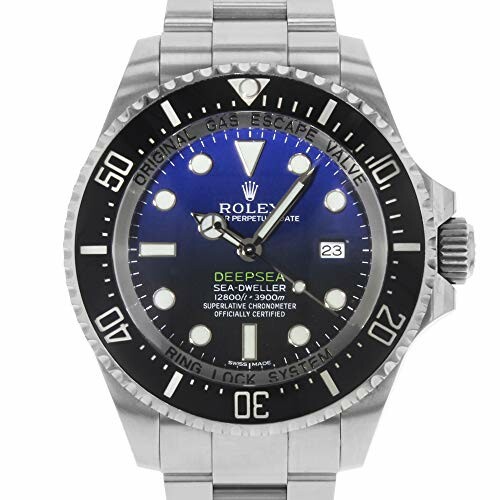 Rolex Deepsea Sea-Dweller watch with blue and black dial.