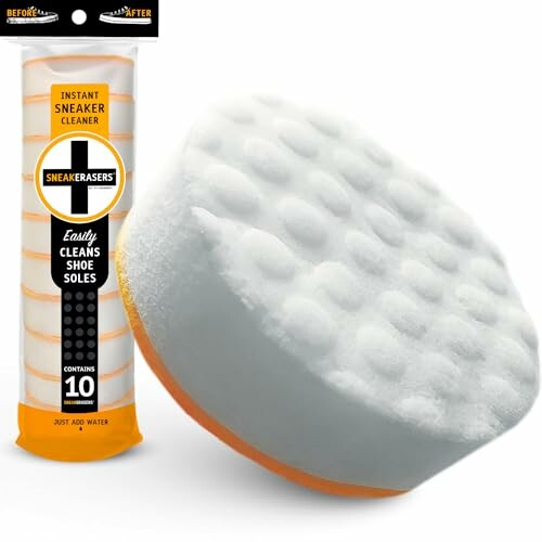 Sneaker cleaner sponge for shoe soles