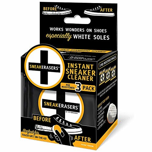 Sneakerasers instant sneaker cleaner 3-pack for white soles