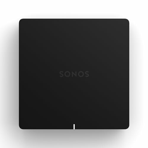 Black Sonos subwoofer front view