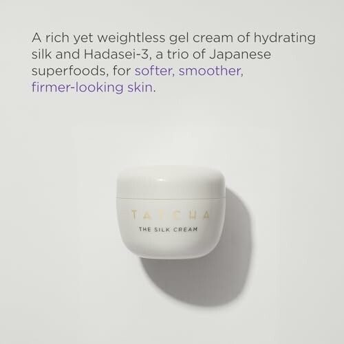 Tatcha The Silk Cream with text description.