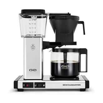 Technivorm Moccamaster coffee maker with glass carafe