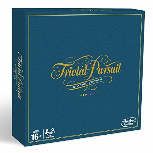 Trivial Pursuit Classic Edition board game box.