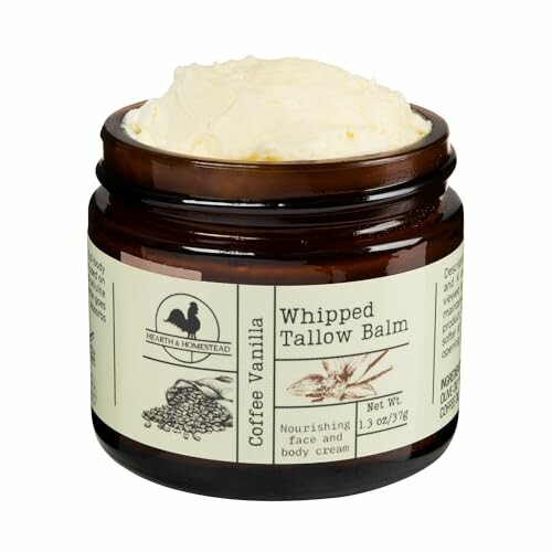 Handmade Whipped Tallow Balm (Coffee Vanilla)