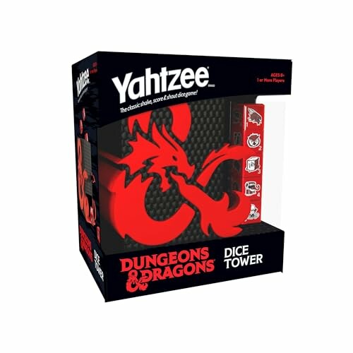 Yahtzee Dungeons & Dragons Dice Tower game box