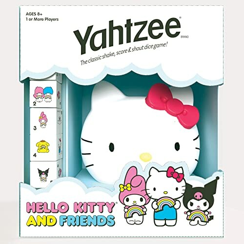 Yahtzee Hello Kitty and Friends dice game box